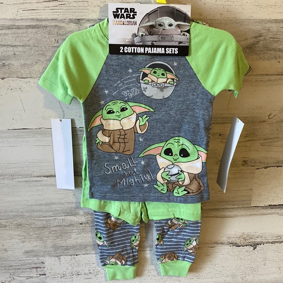 Toddler  Star Wars The Mandalorian 4-Piece Pajama Set Size 3T NEW - Picture 2 of 7